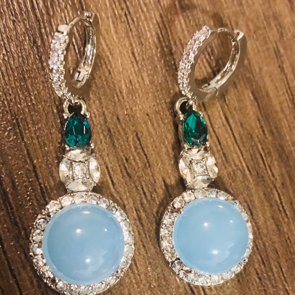 Luxury Jewelry Fashion Silver Earrings